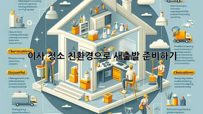 이사 청소: 친환경으로 새출발 준비하기